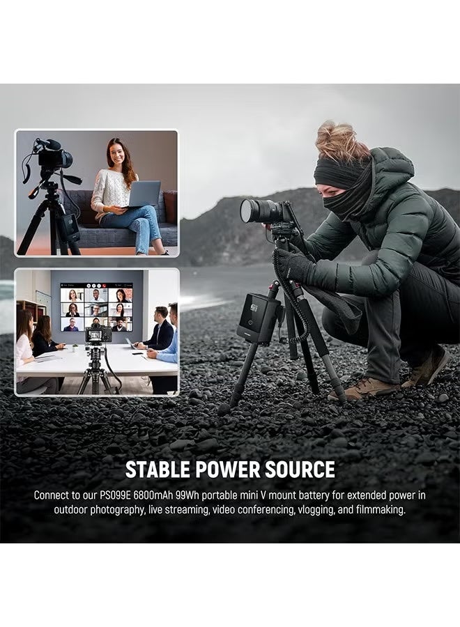 نيوير بطارية NEEWER D Tap to NP-FZ100 وهمية مع كابل لبطارية التركيب V، مصدر طاقة مستمر ومستقر لكاميرات Sony ZV-E1 A1 A7 III A7 IV A7C II R III IV V A7S III A9 II A6600 A6700 FX3 FX30، VP-FZ100 - Image 5